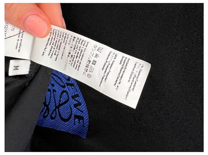 Camisa Loewe Negra de Algodón de Manga Corta con Logo Bordado Negro - vista 7
