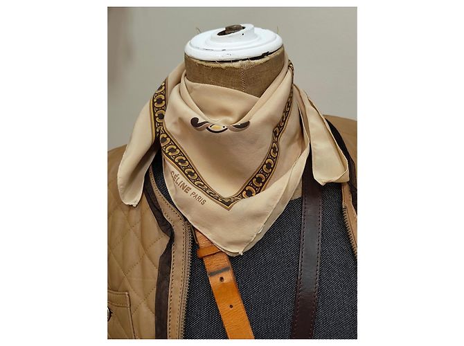 Céline Seidentuch Beige Triomphe 50x50cm - Ansicht 3