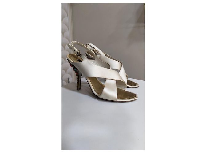 Louis Vuitton Lederpumps Weiß - Ansicht 11