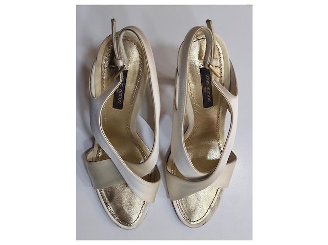 Louis Vuitton Lederpumps Weiß - Ansicht 2
