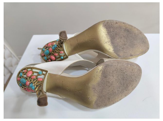 Louis Vuitton Lederpumps Weiß - Ansicht 9