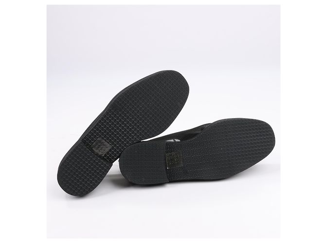 Chanel Coco CC Oxfords mit Wildleder-Spitze in Schwarz und Mesh, Größe 37 EU - Ansicht 9