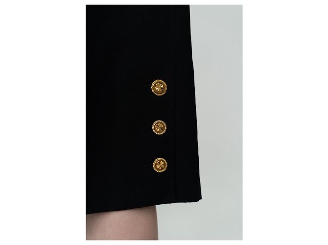 Schwarze Vintage Chanel Rock 1994 94P - Ansicht 3