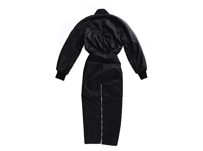 Alaïa Alaia Bomberkleid aus schwarzem Polyamid - Ansicht 7