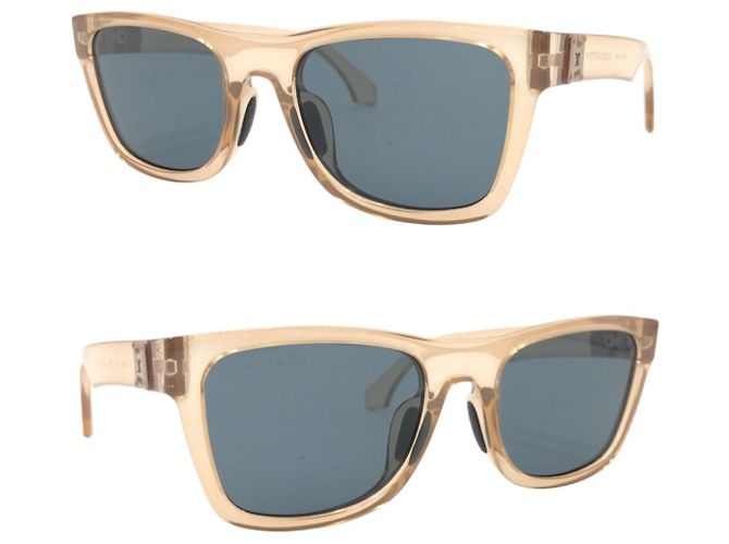 Lunettes de soleil carrées Rainbow Louis Vuitton Marron - vue 6