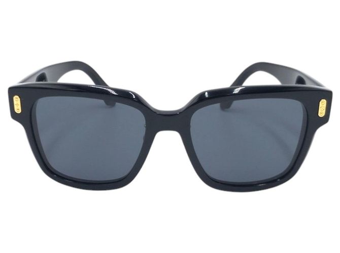 Occhiali da sole Louis Vuitton Confidence Square Nero Oro - vista 2