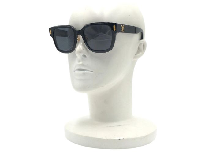 Occhiali da sole Louis Vuitton Confidence Square Nero Oro - vista 4