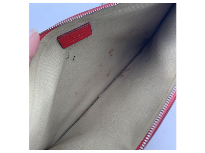 Givenchy Pochette Antigona Zip en cuir rouge - vue 4