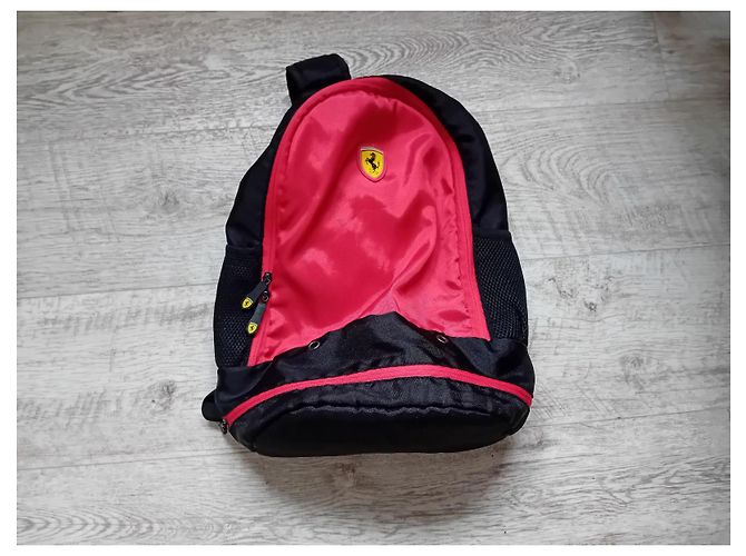 Autre Marque Zaino Ferrari nero e rosso - vista 2