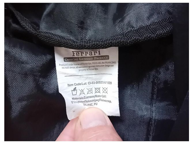 Autre Marque Zaino Ferrari nero e rosso - vista 6