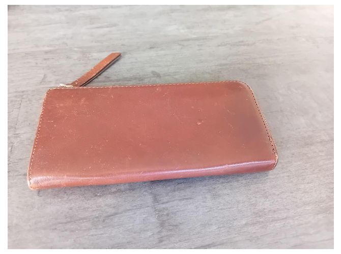 Massimo Dutti Ledergeldbörse braun - Ansicht 2