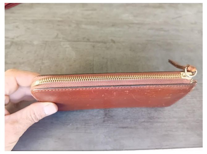 Massimo Dutti Ledergeldbörse braun - Ansicht 3