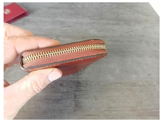 Massimo Dutti Ledergeldbörse braun - Ansicht 4