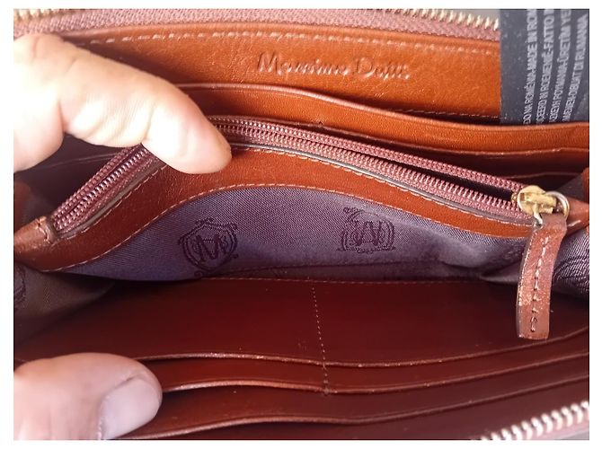 Massimo Dutti Ledergeldbörse braun - Ansicht 9