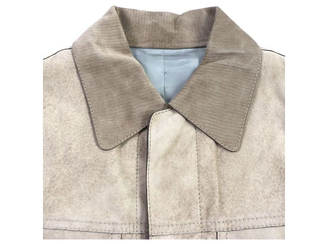 Dior Homme Cactus Jack Lammfelljacke Limited Beige - Ansicht 2