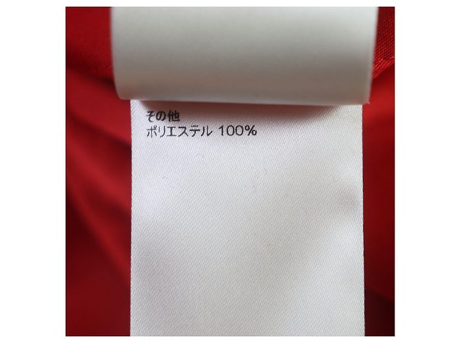 Louis Vuitton Bestickte Varsity-Jacke Rot Weiß - Ansicht 12