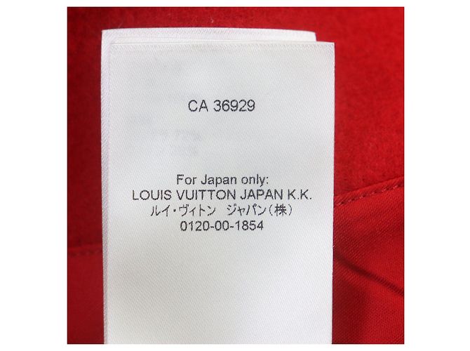 Louis Vuitton Bestickte Varsity-Jacke Rot Weiß - Ansicht 13