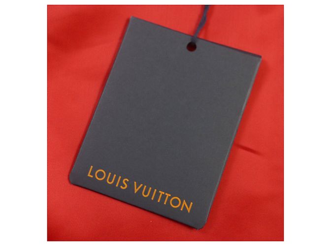 Louis Vuitton Bestickte Varsity-Jacke Rot Weiß - Ansicht 14