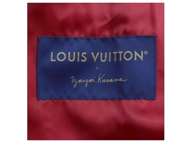 Louis Vuitton Bestickte Varsity-Jacke Rot Weiß - Ansicht 9