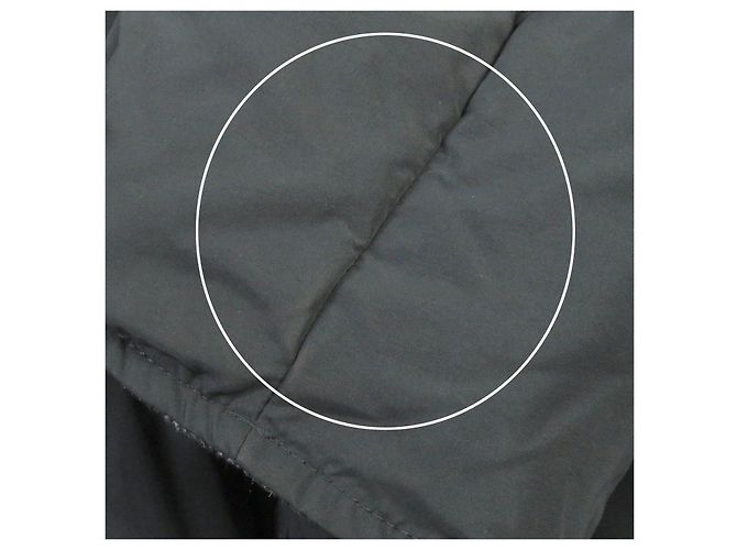 Hermès Giacca reversibile in piuma HERMES in cashmere e nylon grigia 52 Marrone - vista 10