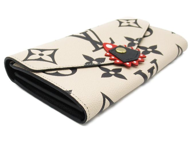 Portefeuille Sarah Louis Vuitton Beige M69514 - vue 3