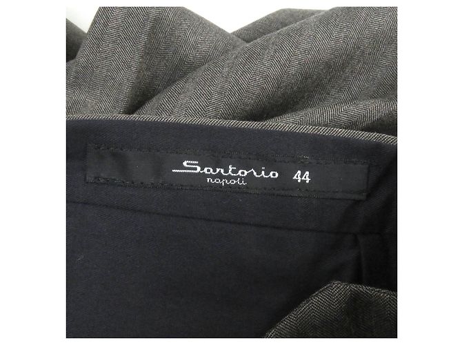 Autre Marque Traje de lana Sartorio Castaño - vista 12