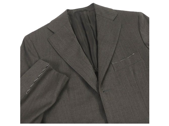 Autre Marque Traje de lana Sartorio Castaño - vista 2
