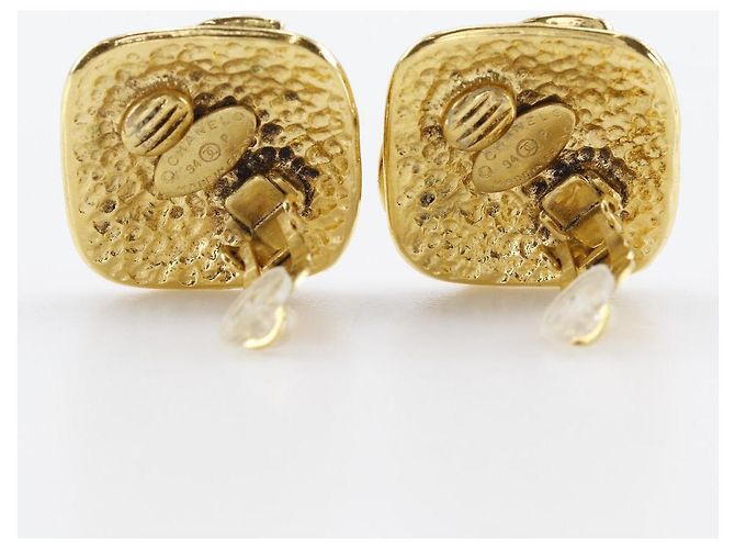 Chanel Coco Mark Ohrringe vergoldet 94P Golden - Ansicht 3