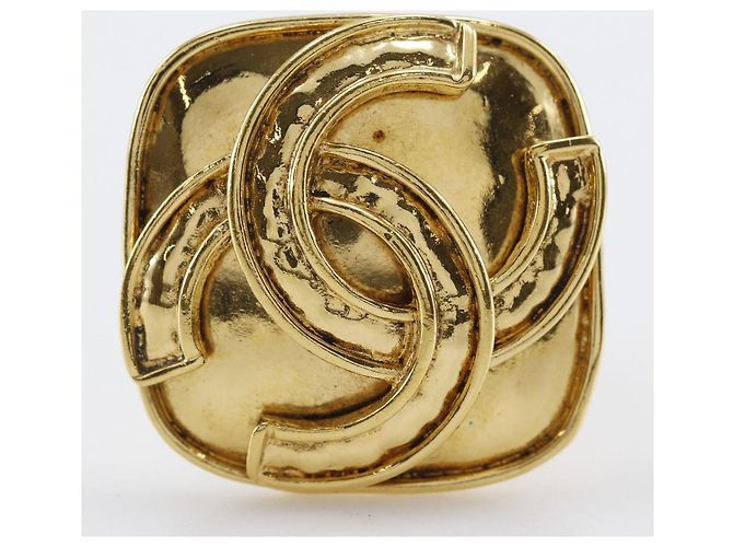 Chanel Coco Mark Ohrringe vergoldet 94P Golden - Ansicht 4