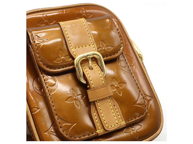 Borsa a spalla Christy PM Monogram Vernis Louis Vuitton M91111 Bronzo - vista 9