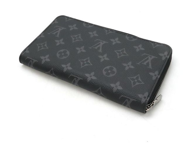 Louis Vuitton Monogram Eclipse Zippy Organizer Wallet M82081 Black - view 2