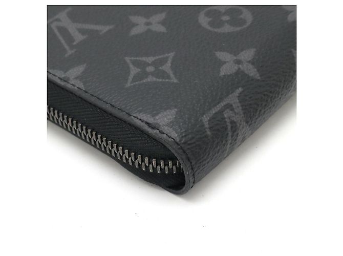Louis Vuitton Monogram Eclipse Zippy Organizer Wallet M82081 Black - view 3