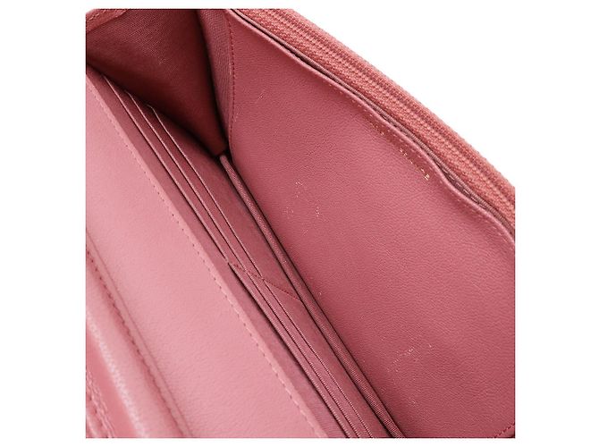 Chanel Mademoiselle Matelasse Chain Wallet Shoulder Bag A80972 Pink - view 5