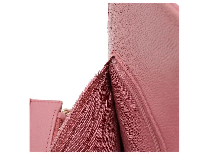 Chanel Mademoiselle Matelasse Chain Wallet Shoulder Bag A80972 Pink - view 7