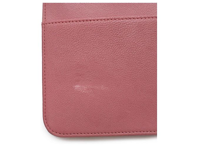 Chanel Mademoiselle Matelasse Chain Wallet Shoulder Bag A80972 Pink - view 8