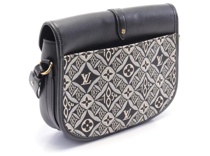 Sac Jacquard Monogram Neo Saumur MM Louis Vuitton Noir - vue 2
