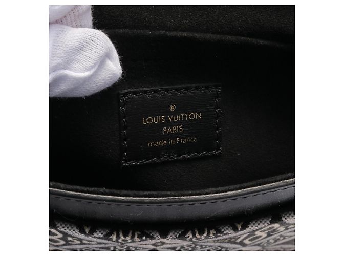 Sac Jacquard Monogram Neo Saumur MM Louis Vuitton Noir - vue 4