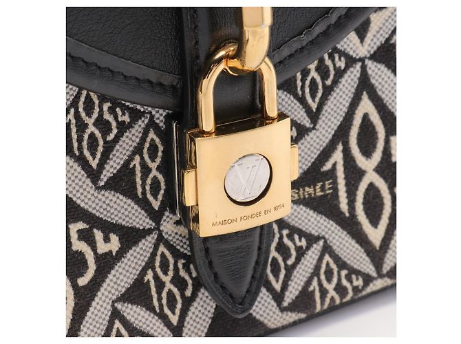 Sac Jacquard Monogram Neo Saumur MM Louis Vuitton Noir - vue 6
