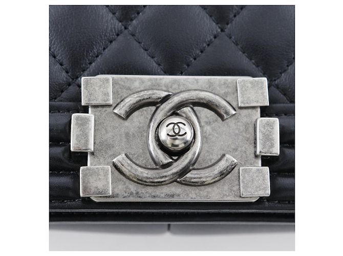 Chanel Boy Chain Shoulder Bag A67086 Black - view 6