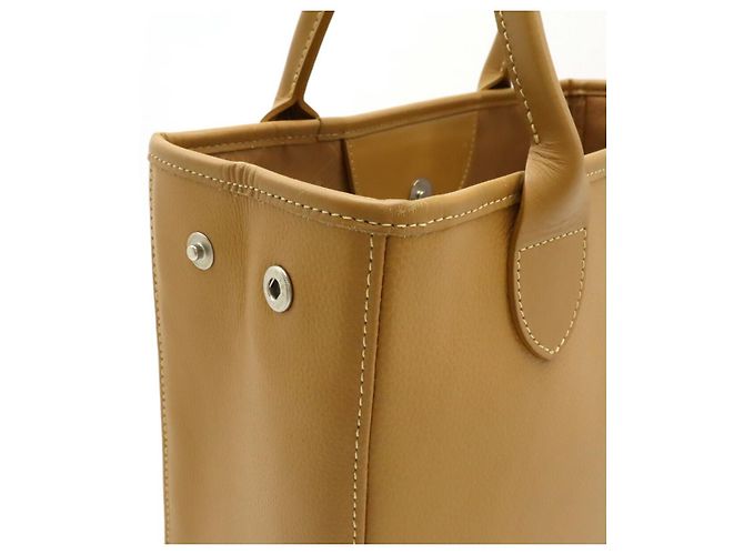 Longchamp Leather Tote Bag Light Camel - view 5