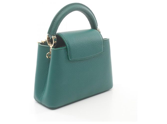 Sac à main Louis Vuitton Capucines Mini M23766 Vert - vue 2