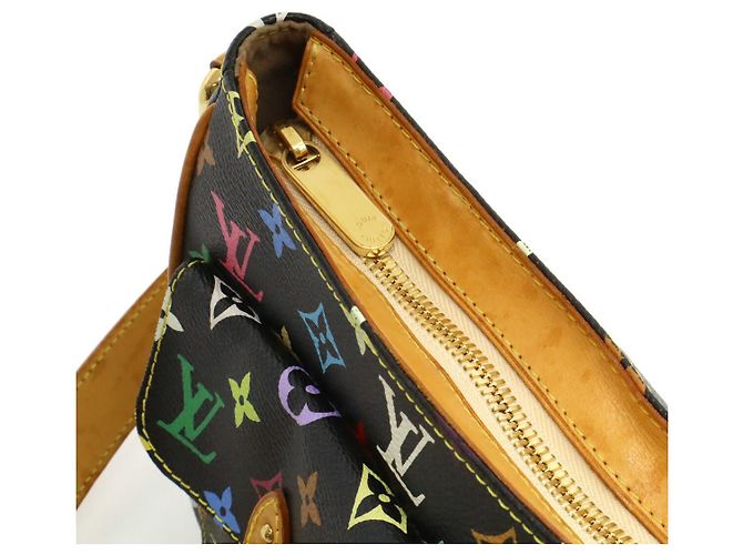 Louis Vuitton Monogram Multicolore Shoulder Bag Black - view 4