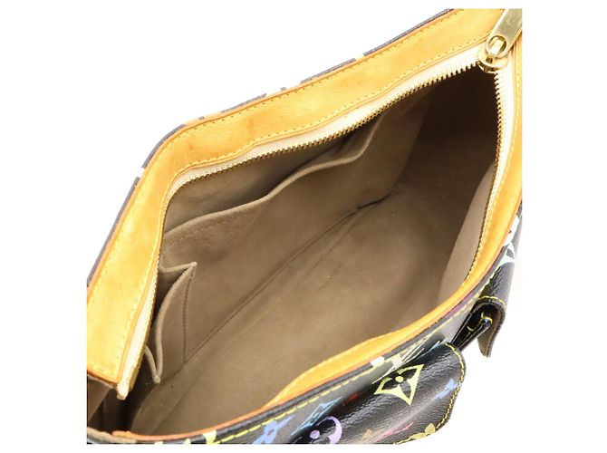 Louis Vuitton Monogram Multicolore Shoulder Bag Black - view 5