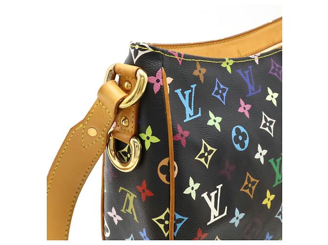 Louis Vuitton Monogram Multicolore Shoulder Bag Black - view 7