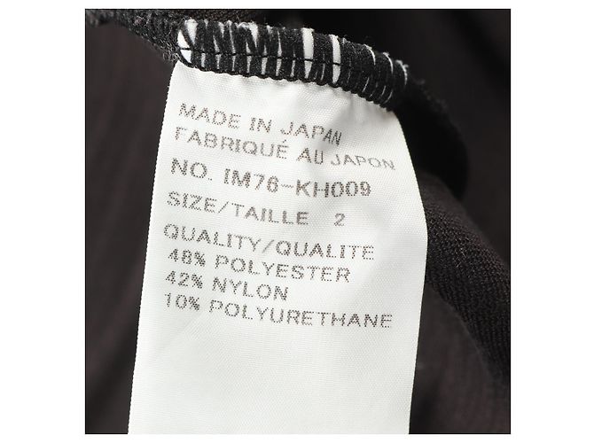 Issey Miyake Polyester Dress Black - view 4