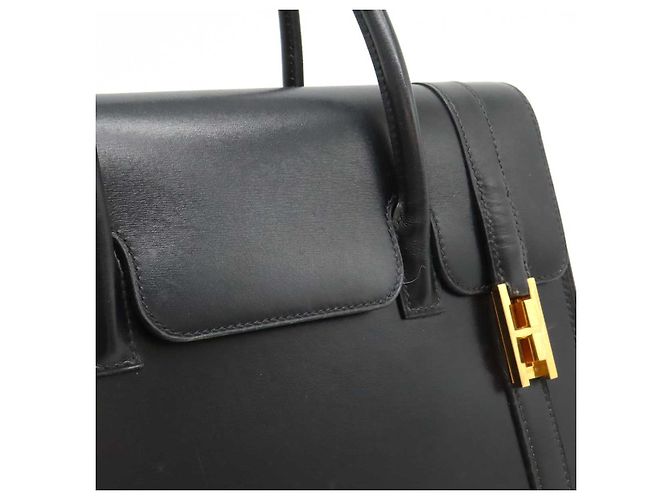 Borsa a mano Drag27 in vitello box di Hermès Nero - vista 7