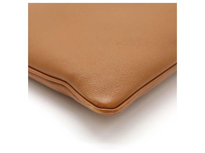 Hermès Hermes Aline Mini Leather Shoulder Bag Brown Golden - view 3