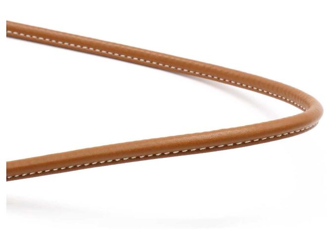 Hermès Hermes Aline Mini Leather Shoulder Bag Brown Golden - view 5