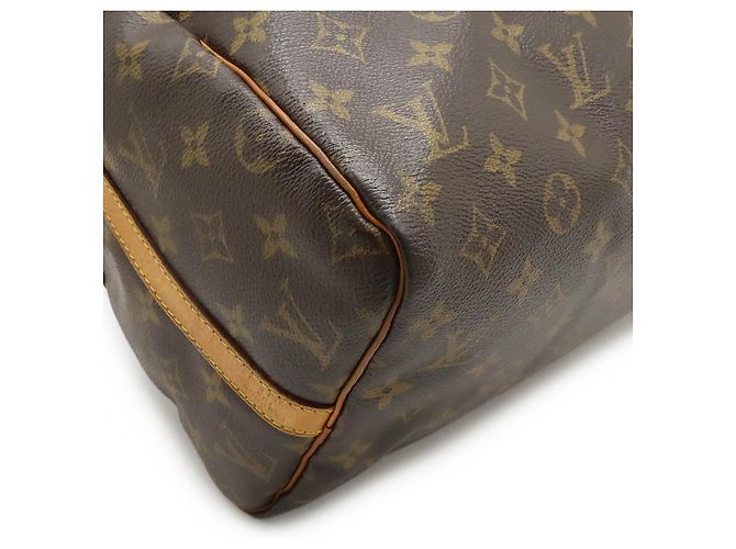 Sac à main Louis Vuitton Monogram Speedy Bandoulière 30 M40391 Marron - vue 3