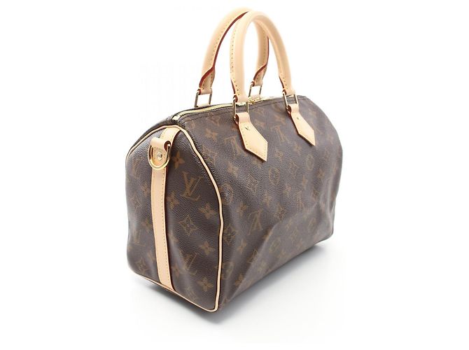 Sac à main Louis Vuitton Speedy Bandoulière 25 Monogram M46977 Marron - vue 2